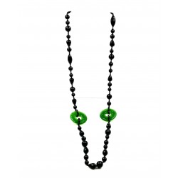 Sautoir Agate noire et Jade
