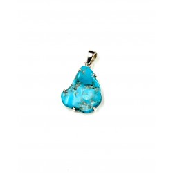 Pendentif Turquoise baroque