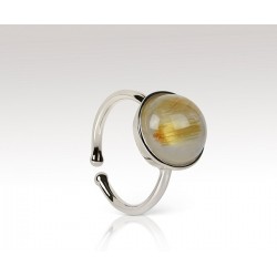 Bague Quartz rutilé