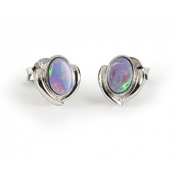 Boucle d'oreille Opale