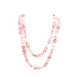 Collier Quartz rose