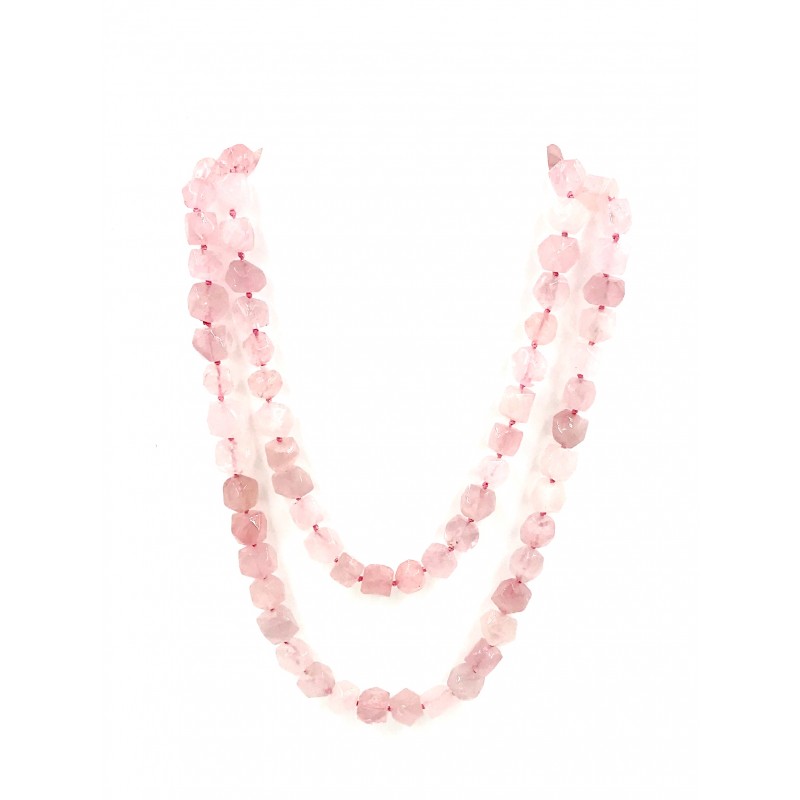 Collier Quartz rose