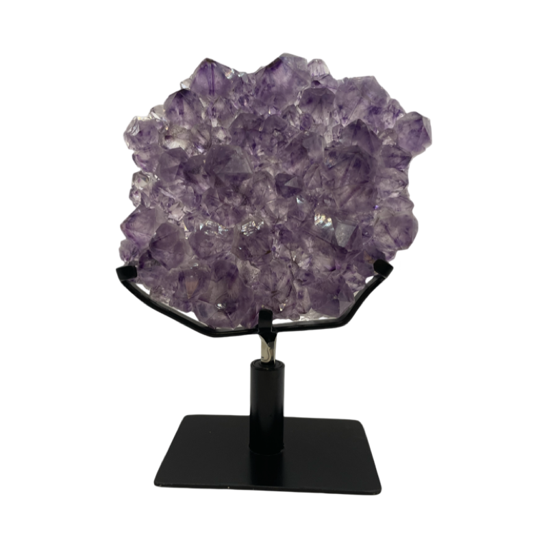 Améthyste disque brut extra