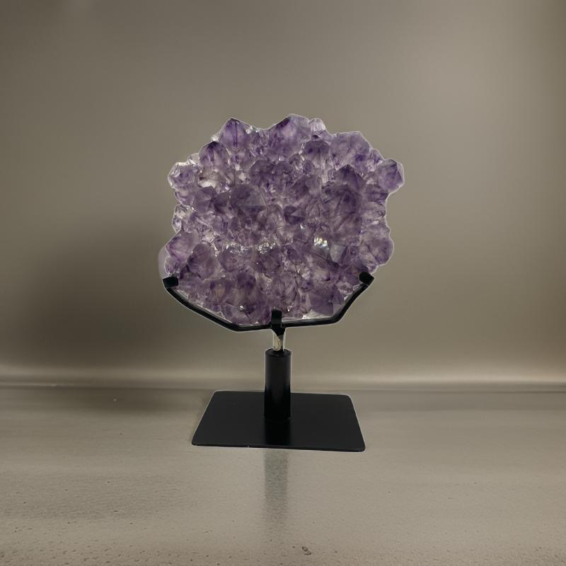 Améthyste disque brut extra