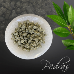 Pierre Pyrite roulée brute