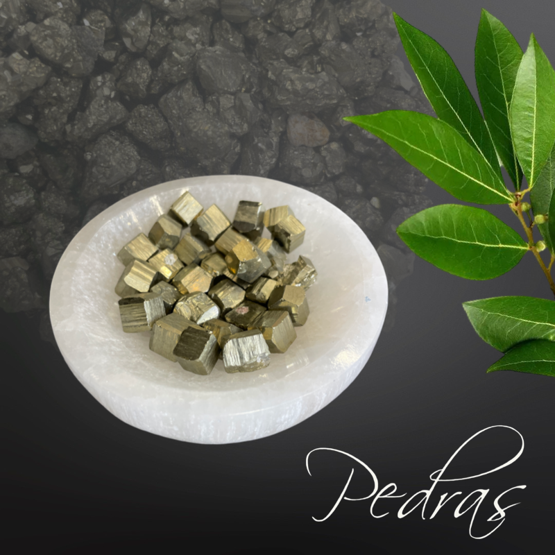 Pierre Pyrite roulée brute