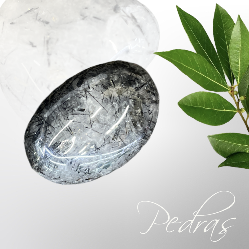 Pierres roulées Quartz tourmaline