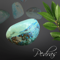 Pierres roulée Chrysocolle