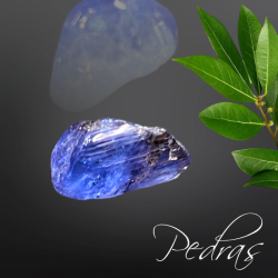 Pierres Tanzanite roulées