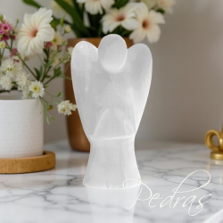 Lampe ange Sélénite