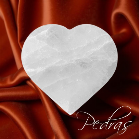 Coeur plat de Sélénite Coeur plat de Sélénite