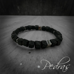 Pulseira Masculina de lava...