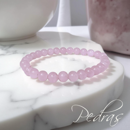 Bracelet Quartz Rose 6mm Bracelet Quartz Rose 6mm