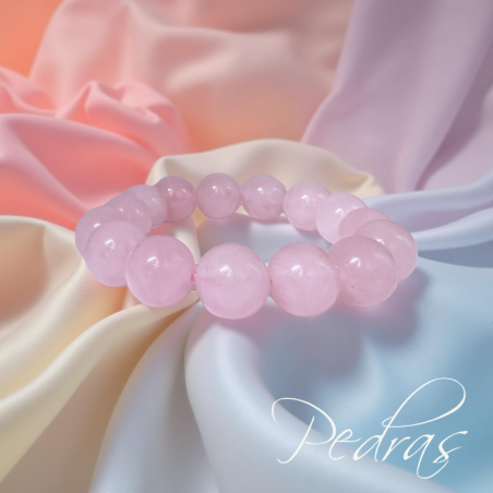 Bracelet Quartz Rose 12mm Bracelet Quartz Rose 12mm