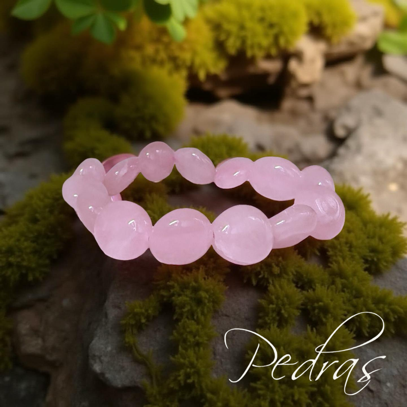 Bracelet grain Quartz Rose