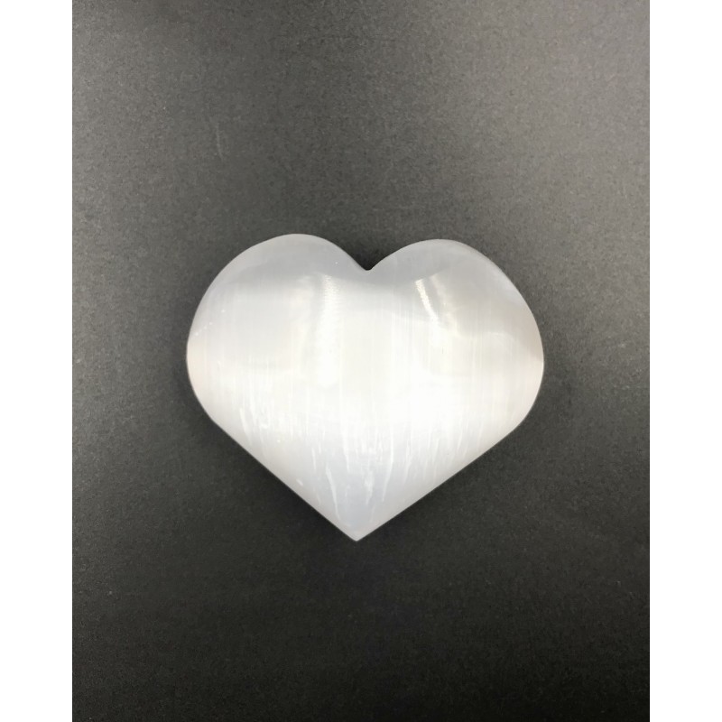 Coeur Sélénite 8cm