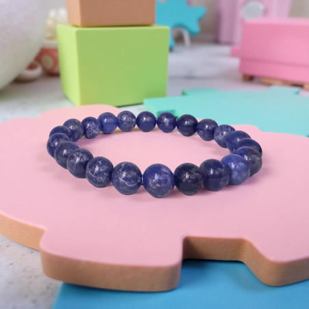 Bracelet enfant Lapis-lazuli 8mm Bracelet enfant Lapis-lazuli 8mm