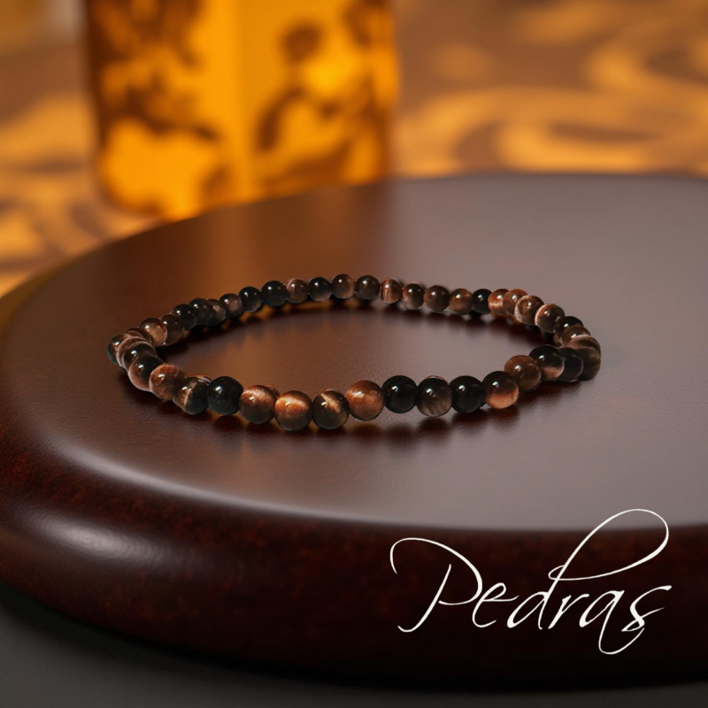 Bracelet Oeil de Tigre 4mm