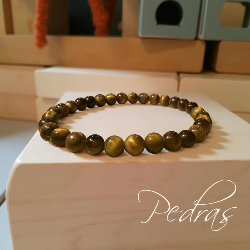 Bracelet enfant Oeil de Tigre 6mm