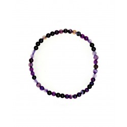 Bracelet Agate Violet