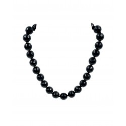 Collier Agate noire