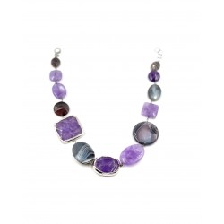 Collier Améthyste Lavande...