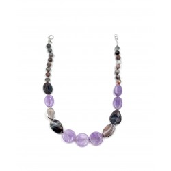 Collier Améthyste Lavande...