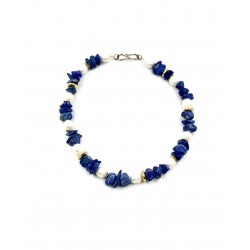 Collier Lapis-lazuli brut...