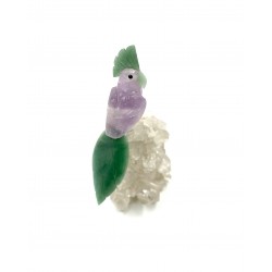 Oiseau Améthyste et Aventurine