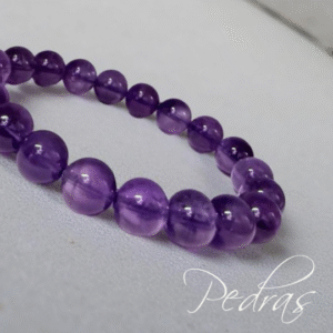 Pulseira Ametista 10mm Q.A