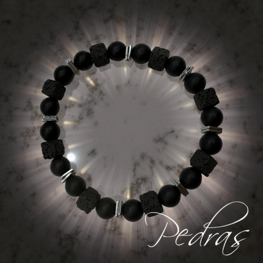 pulseira-masculina-de-onix-fosco-lava-quadrada-e-quadrado-plano-em-hematita-galvanizada