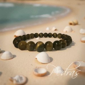 Pulseira para criança Olho de Tigre 8mm