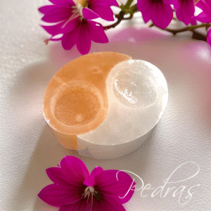 Porta velas Selenita YING YANG