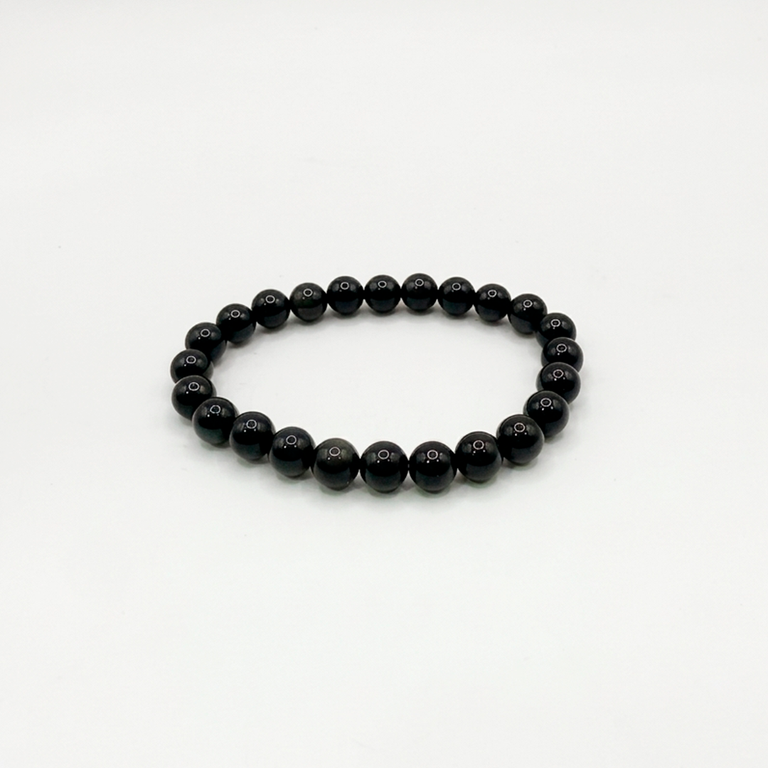 Pulseira de Obsidiana 8mm