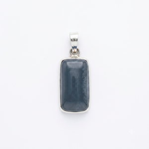 Pendente em Prata 925 com Calcedônia Azul Natural