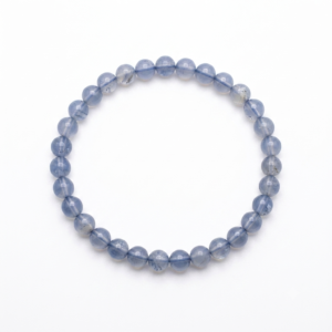 Pulseira de Calcedônia Azul Natural 4 mm